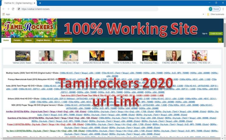 Tamilrockers new link 2020 – Tamilrockers Website – Download Tamil Movies