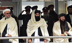 Taliban leader Sirajuddin Haqqani makes first public appearance