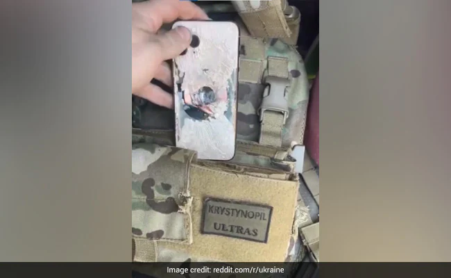 Viral Video: iPhone Stops A Bullet, Saves Ukrainian Soldier's Life