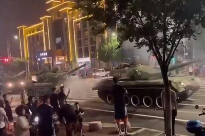 Video: China Deploys Tanks After Top Bank Declares People’s Money ‘Investment Products’