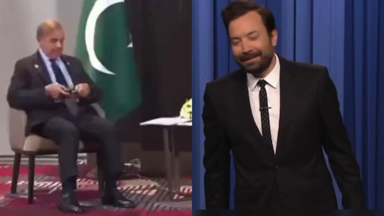 US comedian mocks Shehbaz Sharif's awkward moment during Putin meet